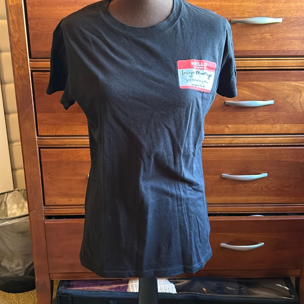 Black princess bride t shirt